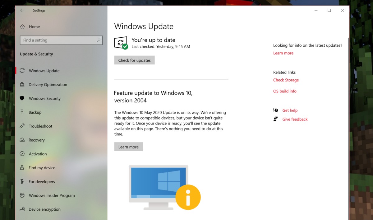 甚至Microsoft Surface设备也在等待Windows 10 May 2020更新