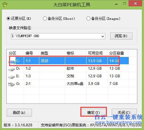 大白菜系统下载安装win7教程(4)
