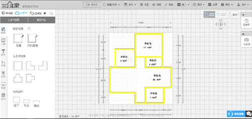 三维家3d云设计软件怎么导入cad图