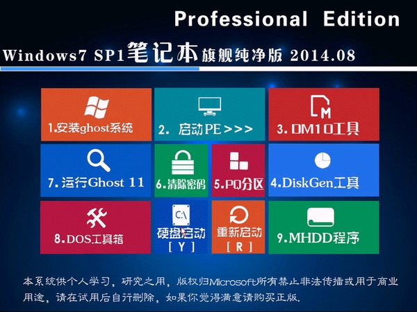 新版宏基笔记本专用系统 GHOST WIN7 64位  装机必备版 V2020.12