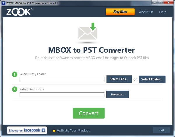 ZOOK MBOX to PST Converter(MBOX转PST格式工具)