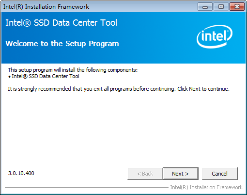 Intel SSD Data Center Tool(英特尔硬盘管理工具) v3.0.10.400官方版