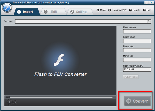 ThunderSoft Flash to FLV Converter v4.2免费版(3)