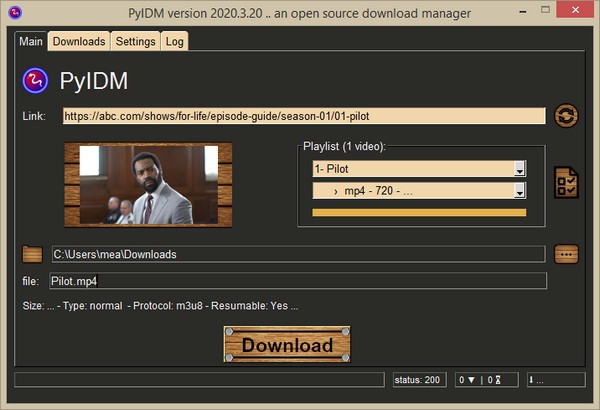 PyIDM(互联网下载管理器)v2020.8.13 官方版