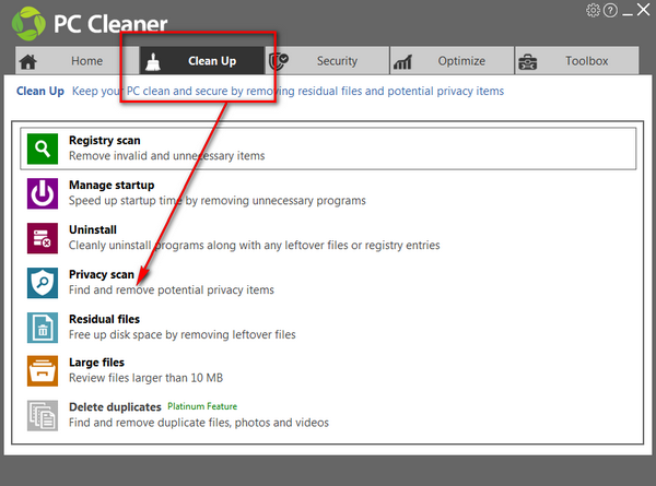 PC Cleaner(电脑垃圾清理软件)下载 v7.2.0.15官方版  (2)