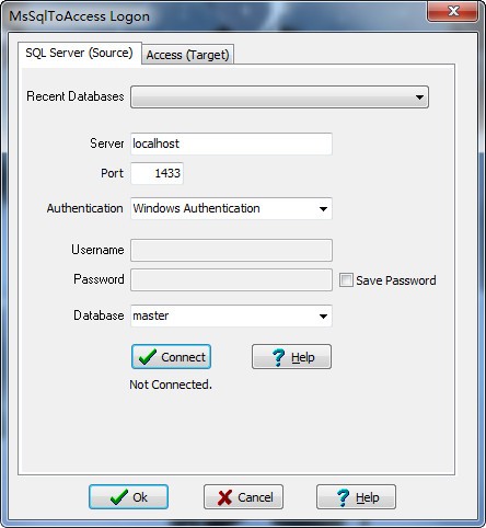 MsSqlToAccess(MSSQL转Access工具) v3.7官方版