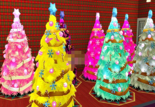 模拟人生4彩色圣诞树MOD