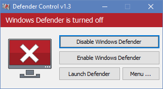 Defender Control(Defender关闭工具)