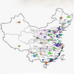 中国地图统计图生成器