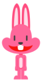 粉红大嘴兔QQ表情包